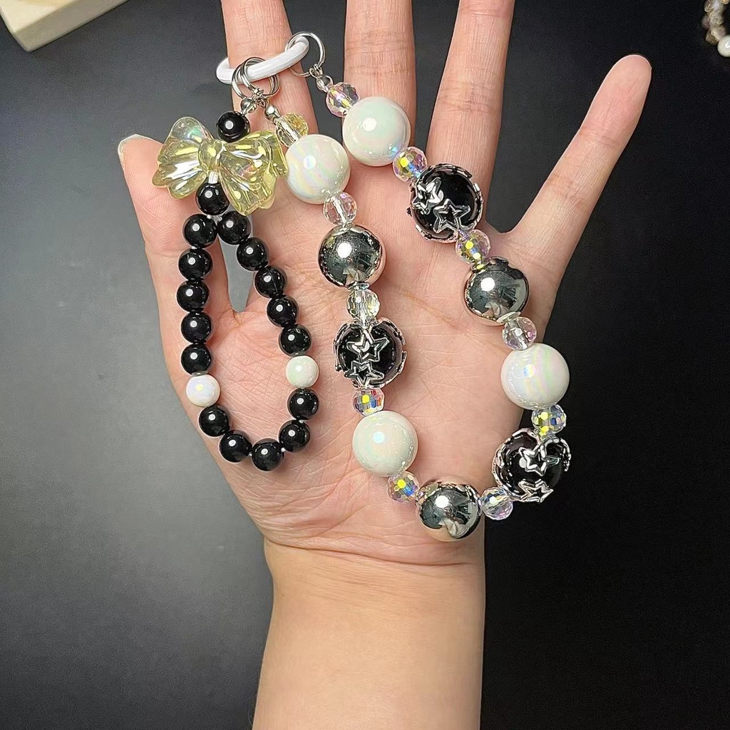 Chuỗi Hạt Hình Ngôi Sao Dạ Quang Treo Trang Trí Điện Thoại