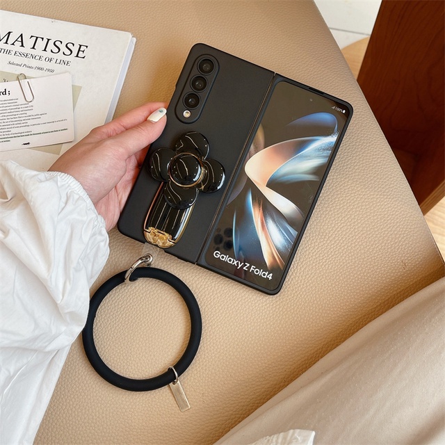 Bao Da Điện Thoại Có Nhẫn Gài Cho samsung galaxy z fold 5 4 3 2 5g Ốp