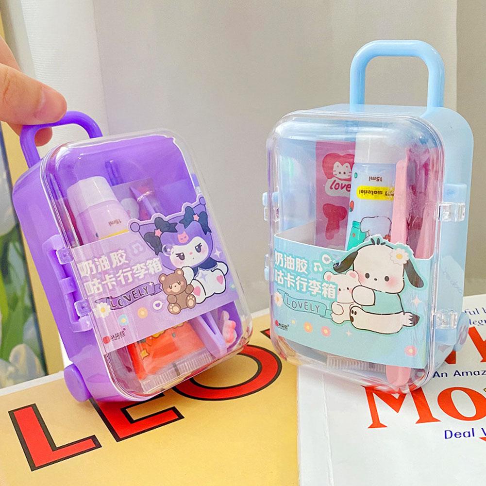Phim hoạt hình 3d sticker guka set hành lý tự làm dễ thương guka girl đồ chơi trẻ em kuromi diy toy gift for kids