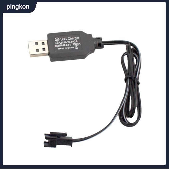 Dây Cáp Sạc Pin Lithium 3.6v / 4.8v 250ma Chuyên Dụng Cho Xe Hơi / Robot Biến Hình Điều Khiển Từ Xa