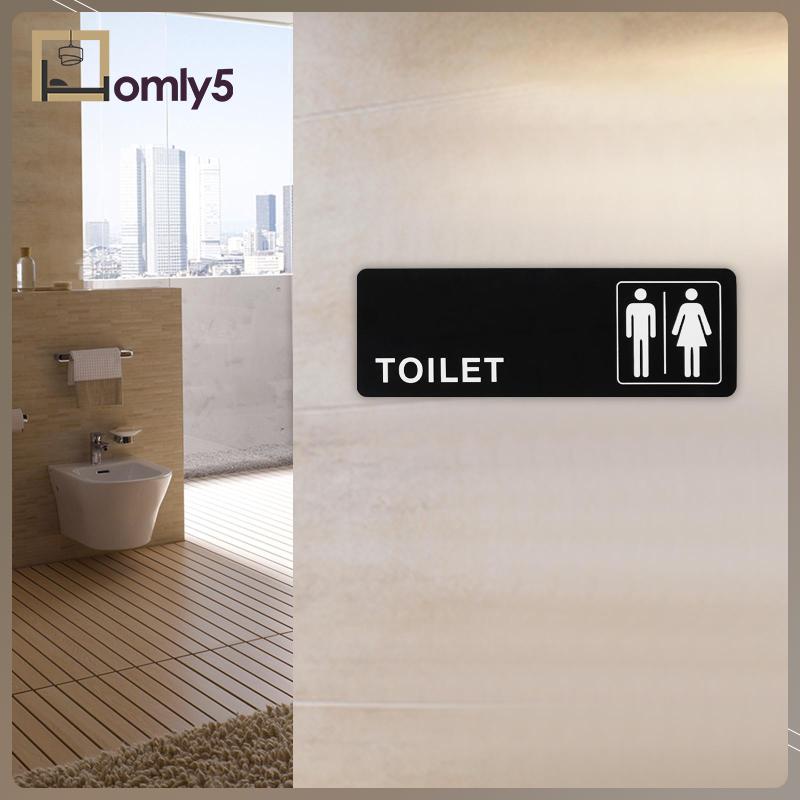 Bảng Kí Hiệu Nhà Vệ Sinh Nam Nữ Bằng acrylic Cho Nhà Hàng / Quán Cà Phê