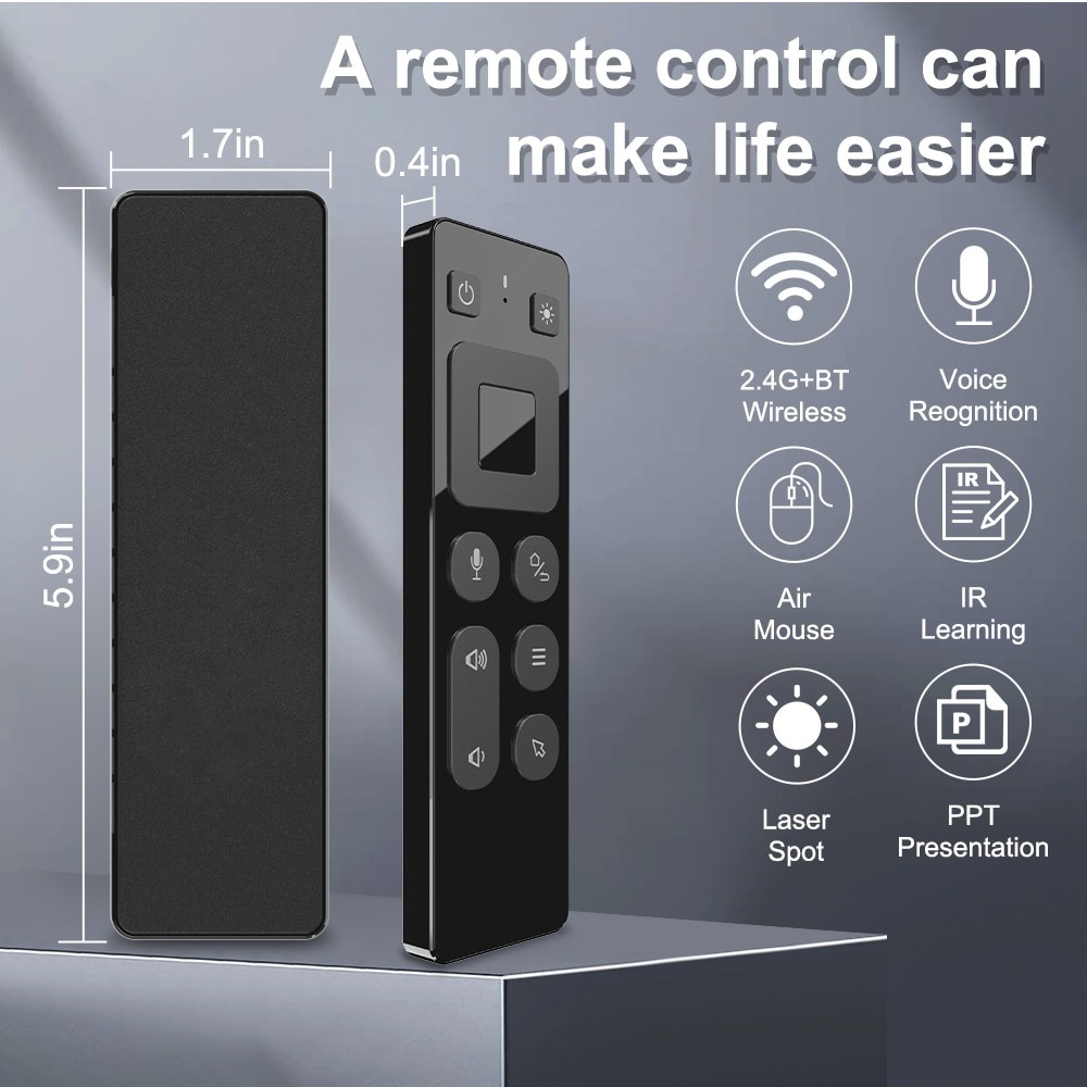 Chuột bay T8 PRO/T9 PRO kết nối 2 chế độ 2.4G và Bluetooth, pin sạc tích hợp, có bàn phím lên đến 58 phím