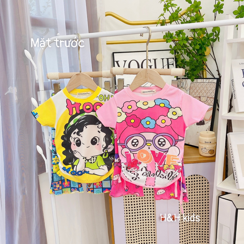 SET THUN TĂM LẠNH HÈ HOẠ TIẾT SIÊU XỊN CHO BÉ