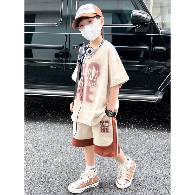 Bộ thun cotton bé trai 1985