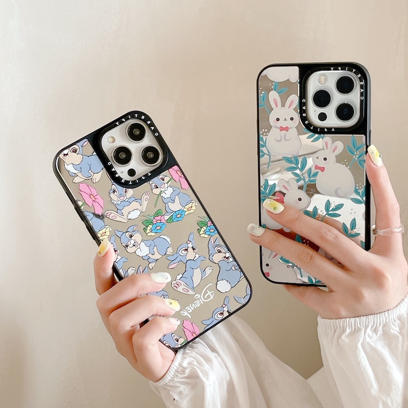 Disney thumper rabbit purringcatco mirror casetify phone case cho iPhone 15 14 13 12 11 pro max plus, vỏ cứng