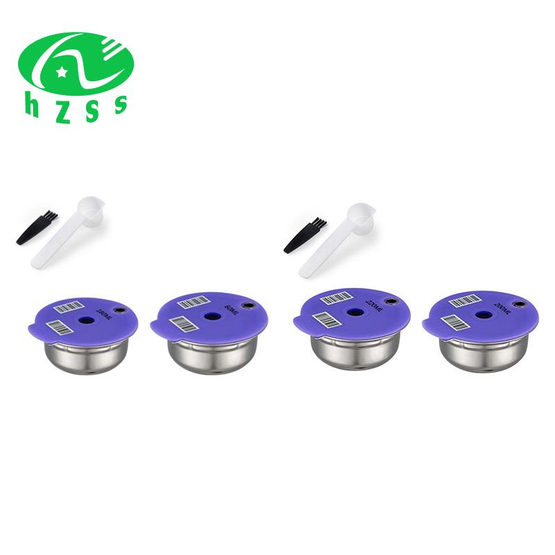 Vỏ viên nén cà phê cho máy bosch tassimo bộ lọc có thể nạp lại pod nắp silicone thay thế cà phê espresso