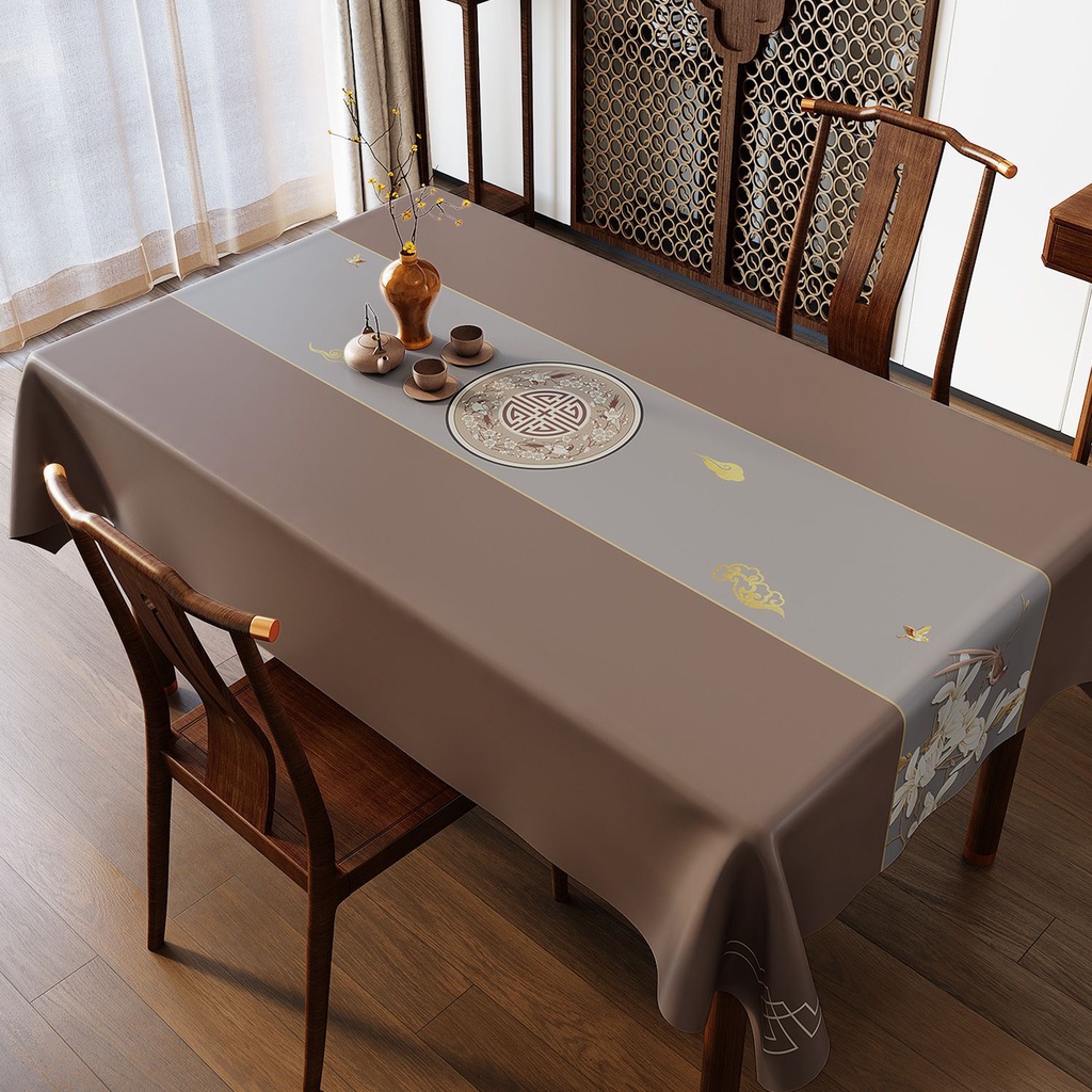 Vintage tablecloth water proof oil-proof khăn trải bàn dùng một lần hình chữ nhật cà phê bàn vải pvc