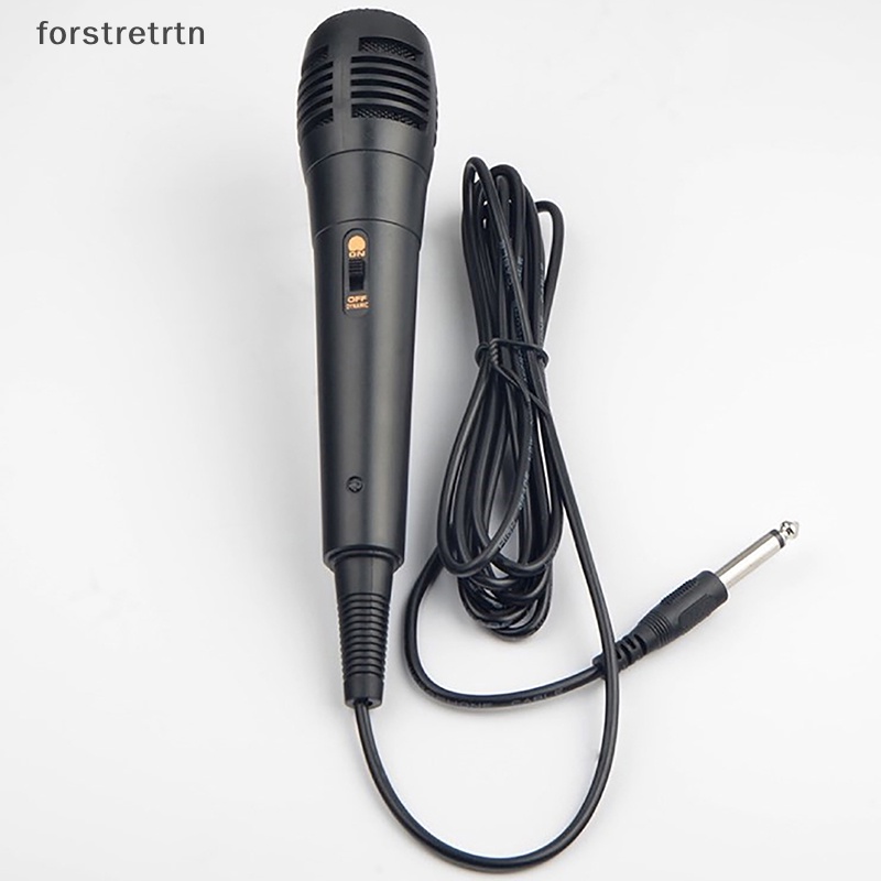 Forstretrtn micrô động có dây chuyên nghiệp micrô hát cho karaoke ghi âm ống giọng hát 6,35mm / 3,5mm en