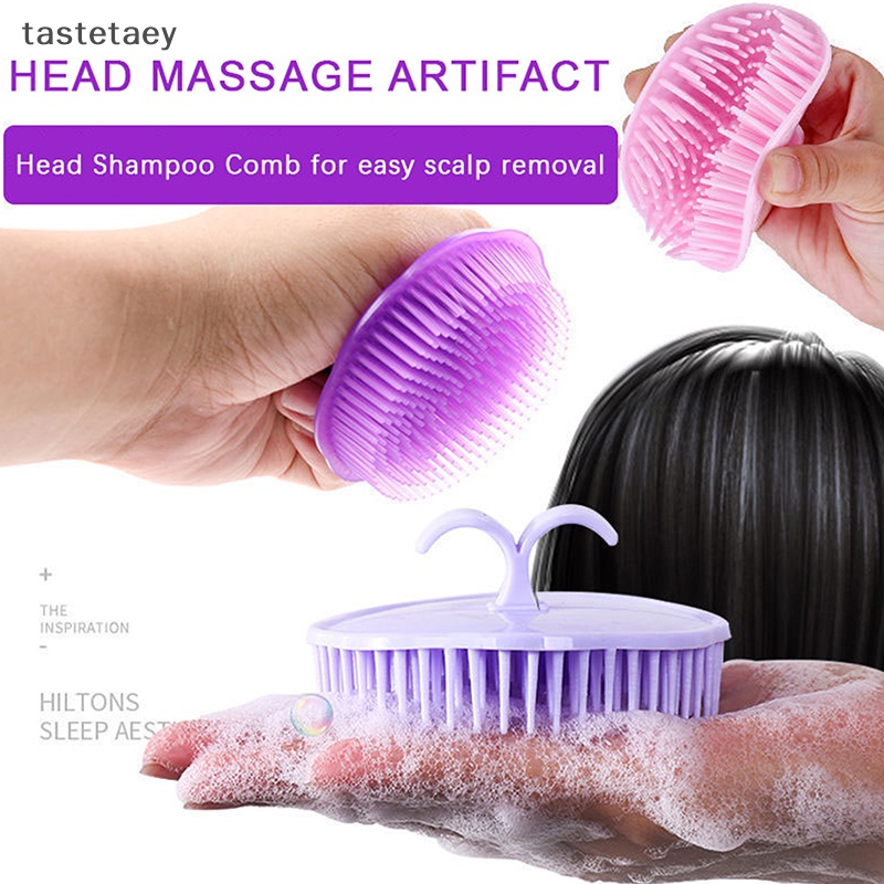 Ngon lược massager bàn chải gội đầu cho trẻ sơ sinh tắm silicone mềm bé trai bé gái bàn chải tắm đầu gội đầu bàn chải massage lau lược en