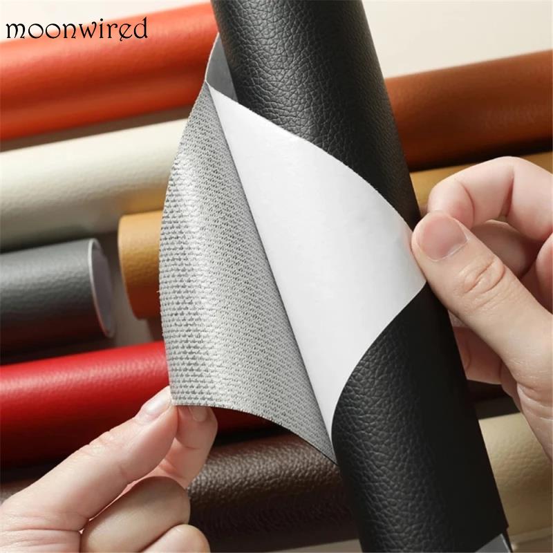 Cuộn Miếng Da PU Tự Dính Dán Sửa Chữa Ghế Sofa Đồ Nội Thất Đa Ứng Dụng