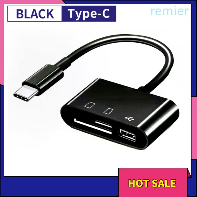 Re usb type c card reader otg adapter micro usb sd / tf card reader for android phone computer multi-function data