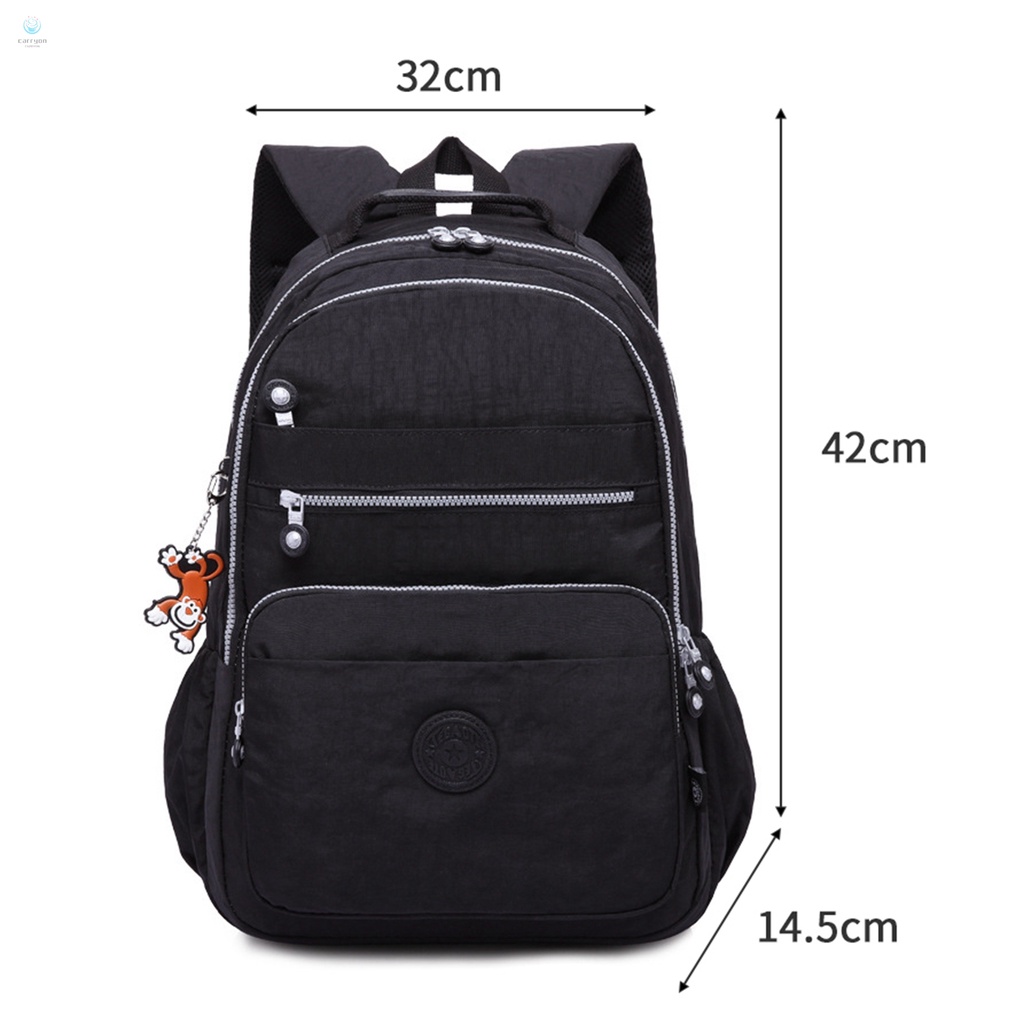 Nam nữ casual daypack classic carry-on backpack túi sách đi học dung lượng lớn