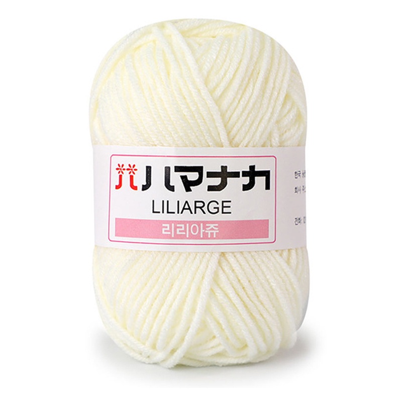 Len Milk Cotton Hàn Quốc 25g - len hàn nhí dùng để móc cho người mới làm gồm OUYOUVN