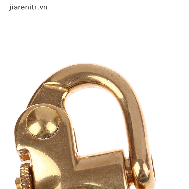 Ji solid brass buckle clasp buckle keychain ring hook screw pin joint connecter bag strap leather craft accessories parts vn