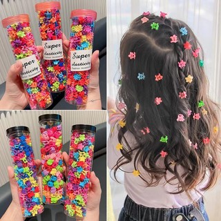 Set kẹp tóc hoa mini dễ thương phong cách hàn quốc