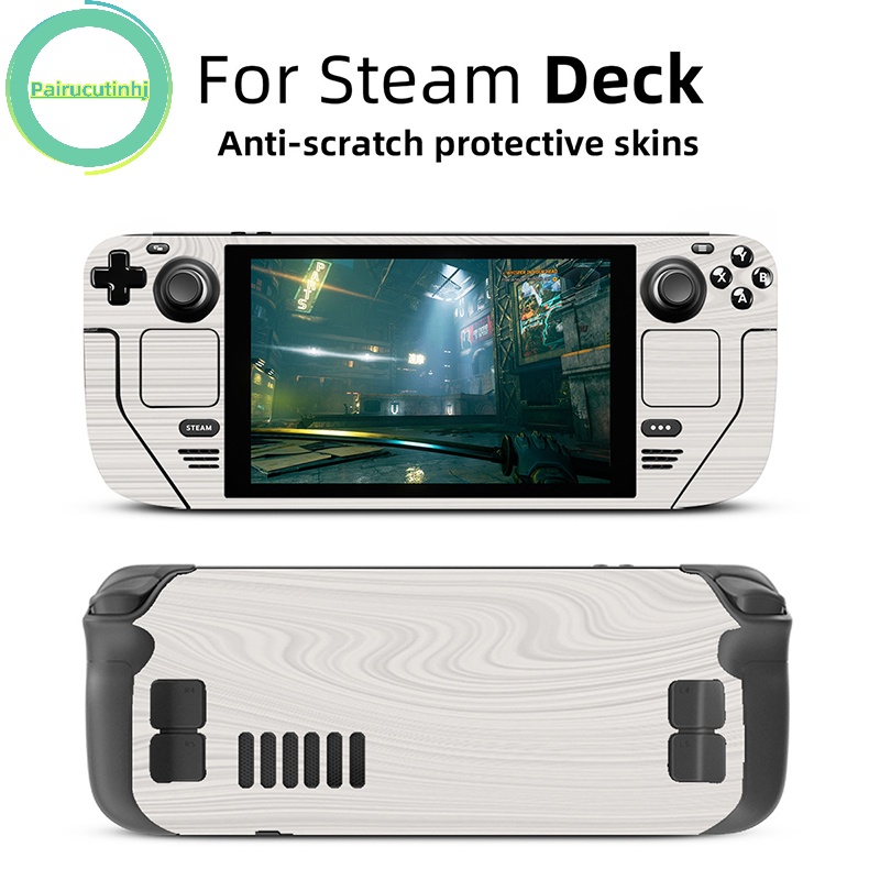 Pairhj thích hợp cho steam deck game console dán bảo vệ da decal dán vỏ cho valve console premium stickers vn