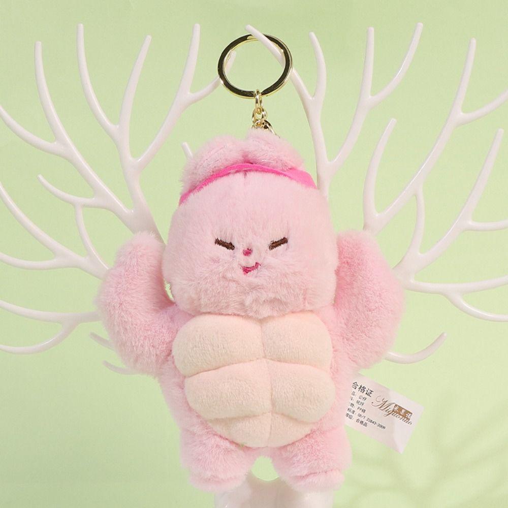Búp bê nhồi bông MMULCK động vật hoạt hình cơ bắp mạnh mẽ thiết kế ếch/ gấu/ cún/ vịt cho nữ