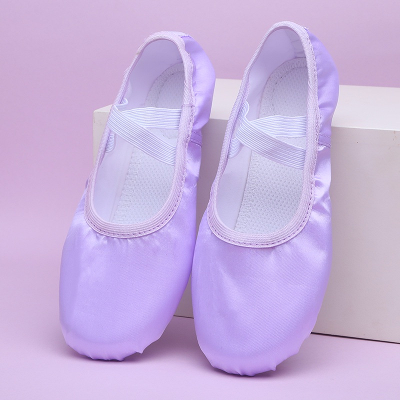 Giày Múa Ba Lê Satin Đế Mềm Dành Cho Người Lớn