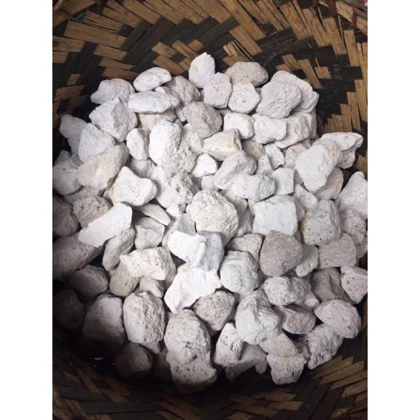 Nham thạch trắng.