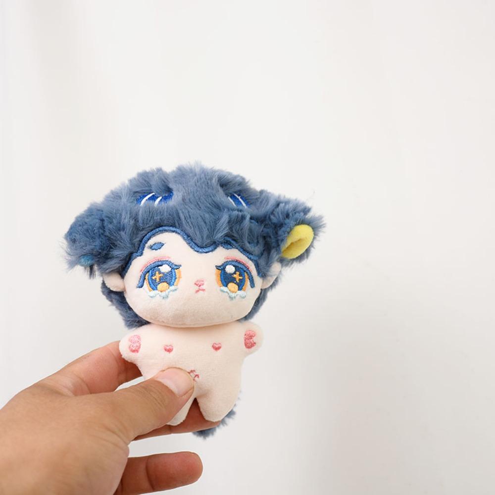 Shanhai Búp Bê Nhồi Bông cotton Mềm Mại 12cm Kèm Móc Khóa Hình Ngôi Sao Đáng Yêu