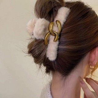( Bán buôn - Sỉ) Kẹp Tóc Càng Cua Phối Lông Ms02