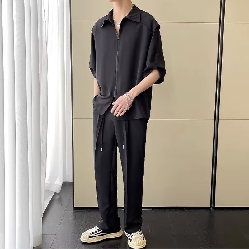 Áo Sơ Mi cotton Dài Tay Dáng Rộng Thời Trang Mùa Thu Dành Cho Nam