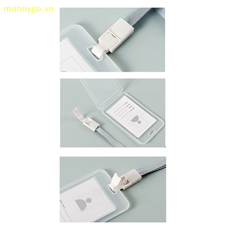 Monnygo Bao Đựng Thẻ id / Thẻ Ngân Hàng / Xe Buýt Trong Suốt Chống Thấm Nước Dành Cho Nam Và Nữ vn