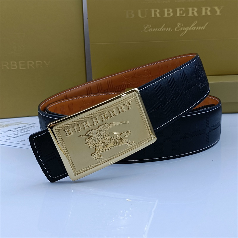 ▶Áo Khoác Chất Lượng Cao Thời Trang◀ Burberry Thắt Lưng Da Thời Trang Lịch Lãm Cho Nam