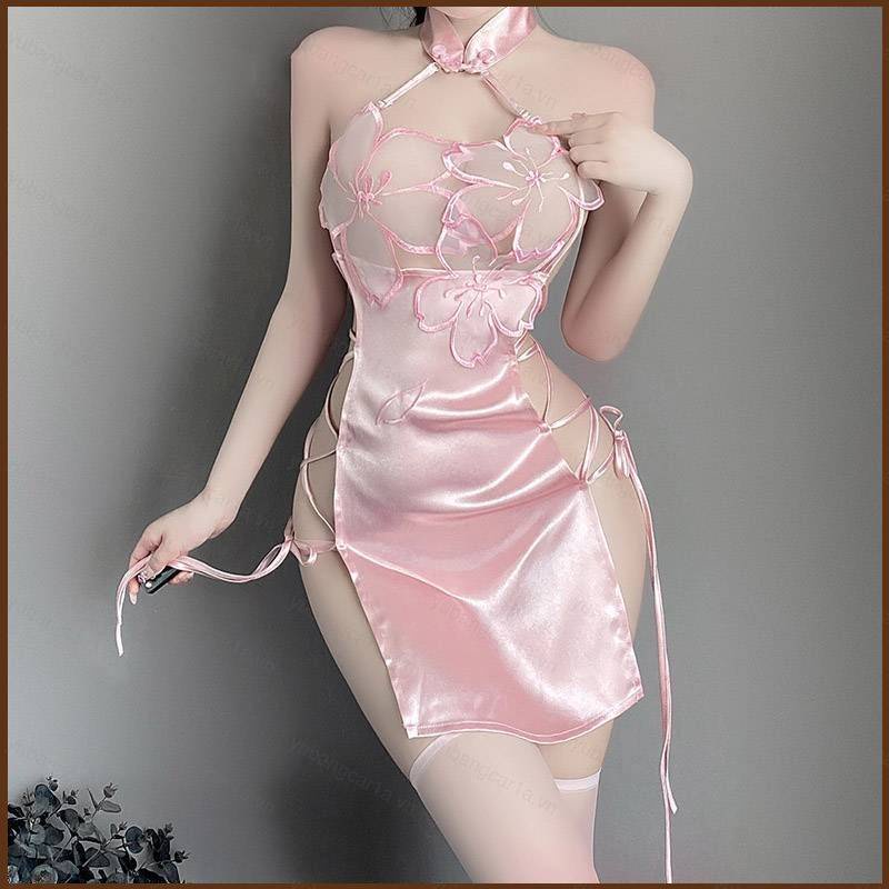 Yb5 phụ nữ đồ lót cơ thể ren hoa sườn xám retro hanfu cô gái cosplay trang phục đồ lót khiêu dâm đồng phục cám dỗ by5