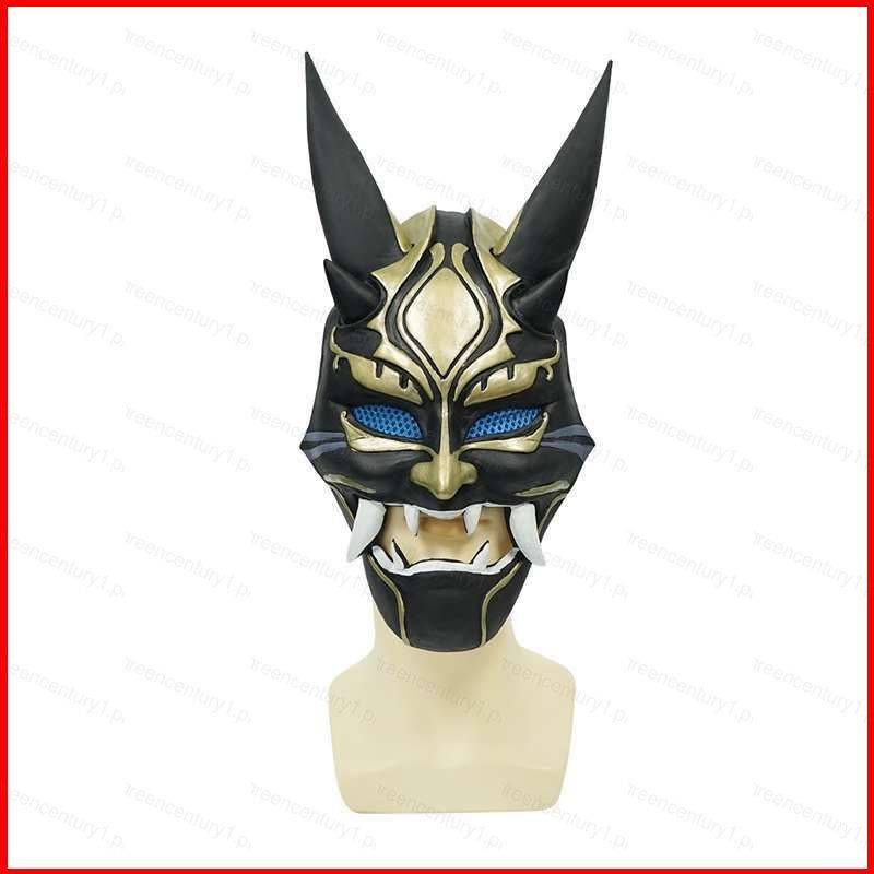 Yelan genshin impact xiao cosplay mặt nạ quà tặng cho trẻ em halloween party cosplay trang phục trang trí mặt nạ cao su