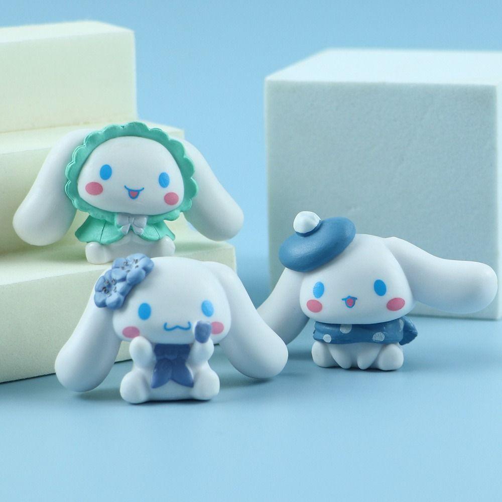 Búp bê đồ chơi MMULCK bằng PVC hình nhân vật Cinnamoroll anime phong cách kawaii dùng trang trí bánh