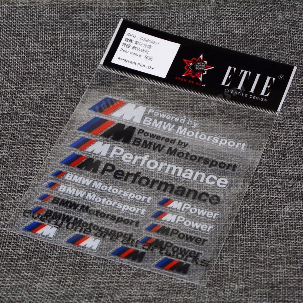 Chất lượng cao m performance car sticker vinyl decal cho bmw motorsport
