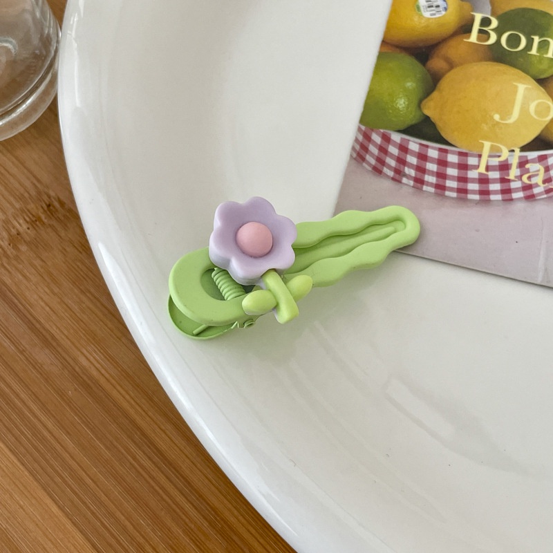 Kẹp Tóc Trang Trí Hoa Màu Kẹo Dễ Thương Dùng Làm Quà Tặng Sinh Nhật