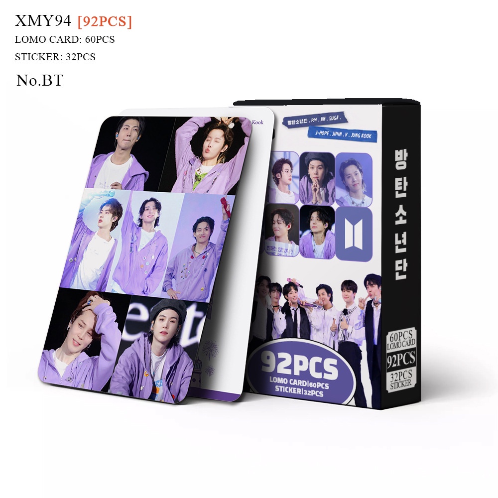 92 cái / hộp bt-s album festa kỷ niệm 10 năm jimin dán mặt photocards lomo thẻ kpop bưu thiếp pasta giá rẻ ht