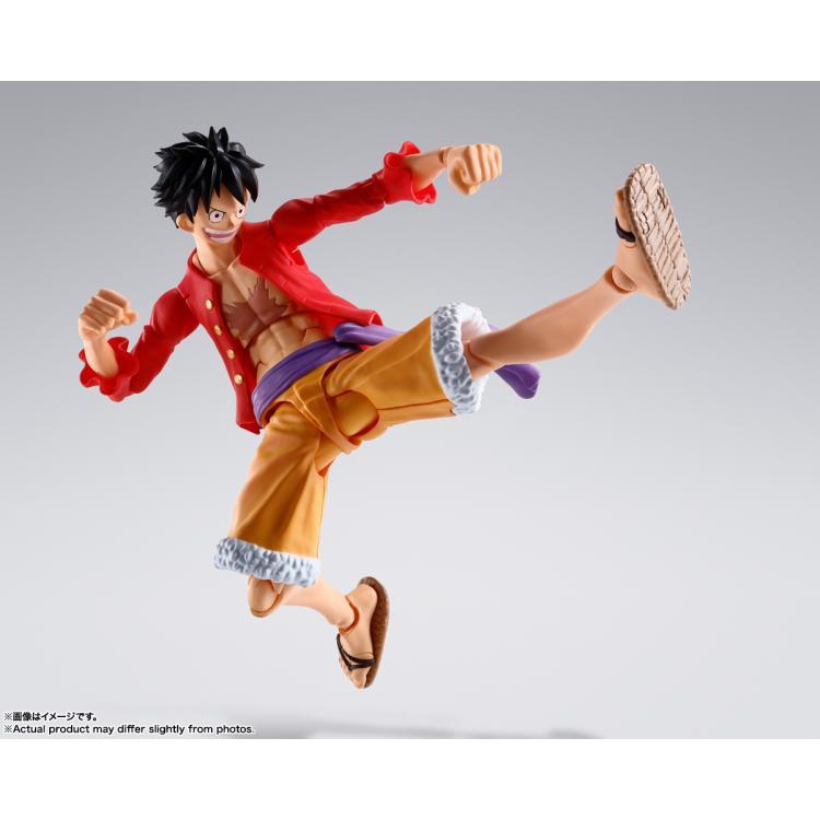 Bandai shf one piece one piece one piece monkey d luffy mũ rơm touch onishima có thể di chuyển thành phẩm