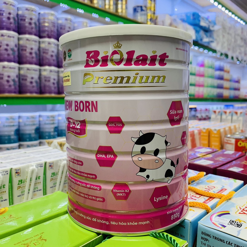 Sữa Non Biolait New Born Giúp Trẻ Tăng Cân, Sức Đề Kháng, Phát Triển Não Bộ Và Thị Giác, Tiêu Hóa Khỏe Mạnh