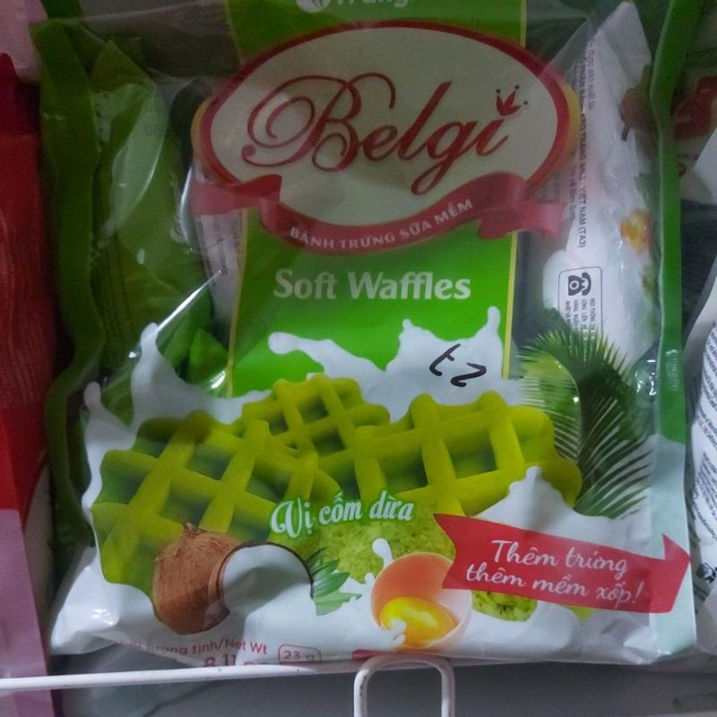 Bánh Trứng mềm và bánh trứng giòn Belgi 250g thơm ngon Date mới