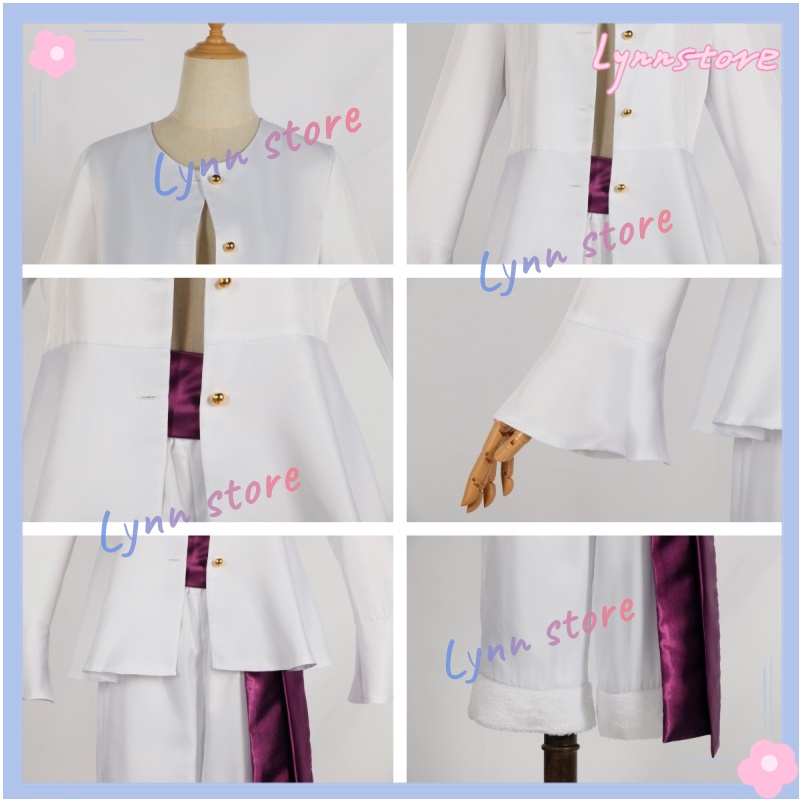 Luffy cosplay trang phục anime one piece gear 5 nika outfit người lớn trọn bộ áo sơ mi trắng + quần + tóc giả + bộ mũ rơm