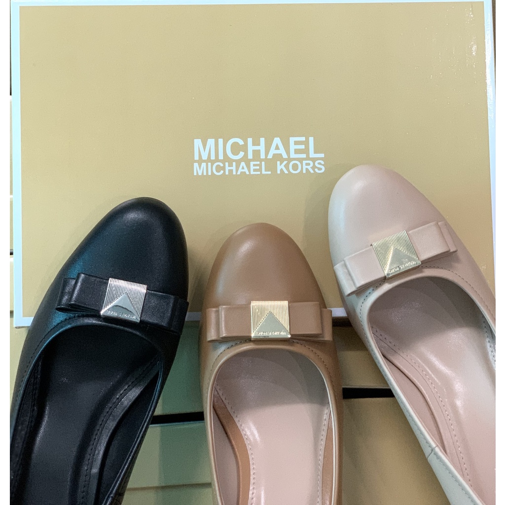 Giày MK mũi tròn, gót trụ 5cm