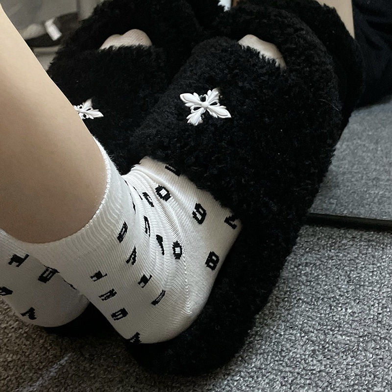 Mùa xuân mùa hè rắn màu lược cô gái vớ mát thoáng khí