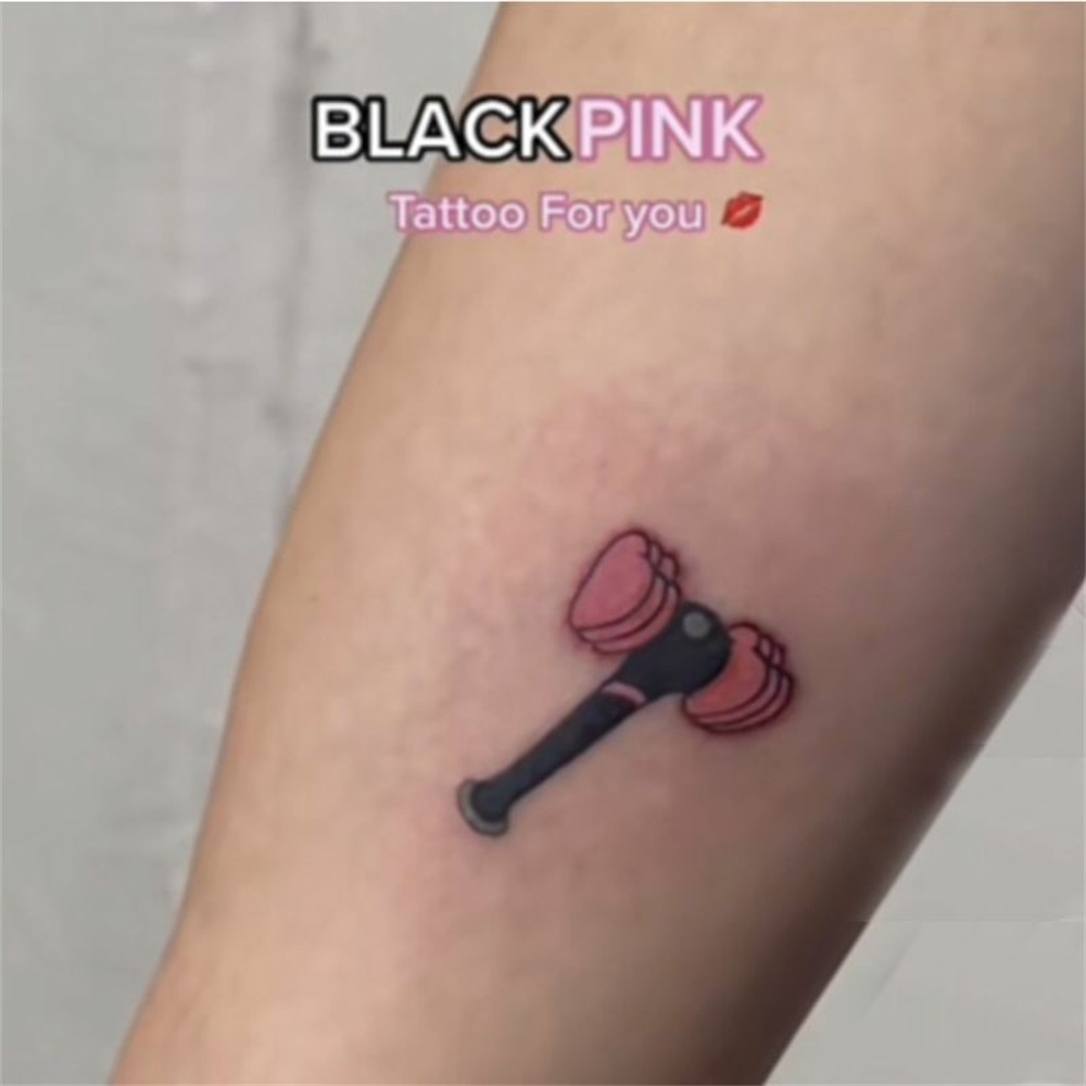 Hình Xăm Dán Tạm Thời mini blackpink Chống Thấm Nước Nhiều Mẫu Tùy Chọn jennie rose lisa