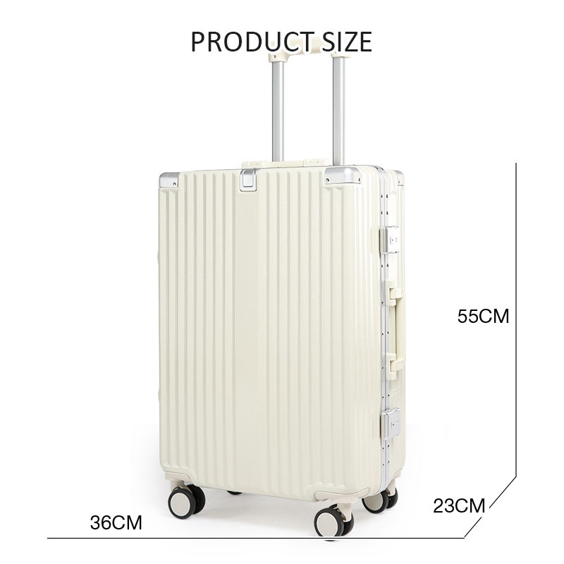 Moweikaidi khung nhôm đa chức năng hành lý nữ vali nội trú 20 inch