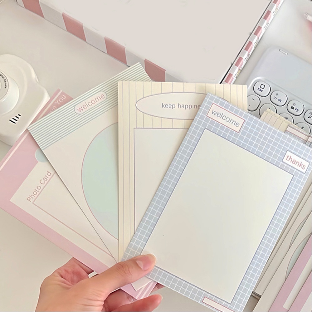 Ảnh bìa cứng bao bì quà tặng trang trí thẻ giấy bảo vệ đầu 10 cái