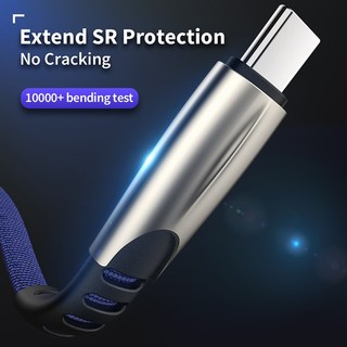Cáp sạc nhanh 5a / 3a cổng micro usb / i / type c có đèn led cho điện thoại