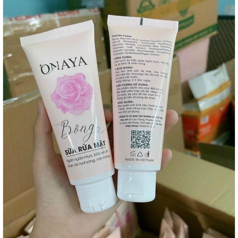 huamai Sữa Rửa Mặt Bông ONaya
