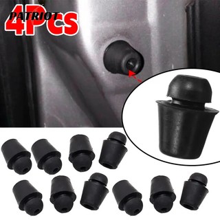 Set 4 Đệm Cao Su Đen Chống Va Chạm Chống Sốc Thông Dụng Cho Cửa Xe Hơi