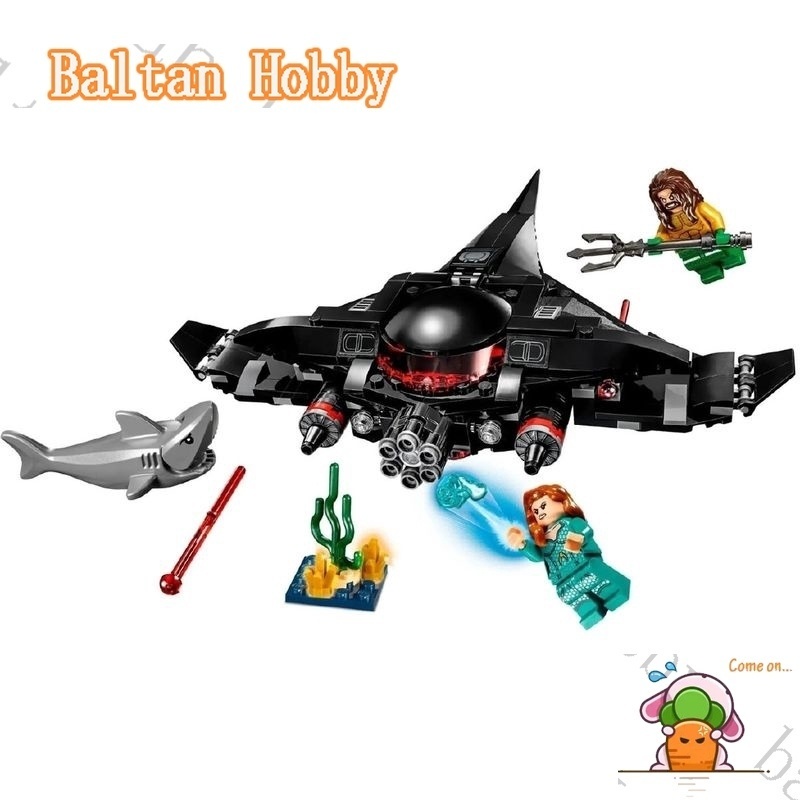 Baltan toy bh1 tương thích với super hero / dc / black manta strike / 76095/1170/11024 / building block / toy / boy es1