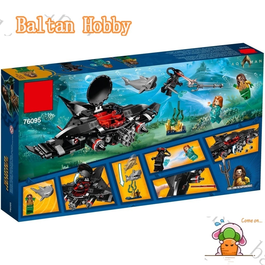 Baltan toy bh1 tương thích với super hero / dc / black manta strike / 76095/1170/11024 / building block / toy / boy es1