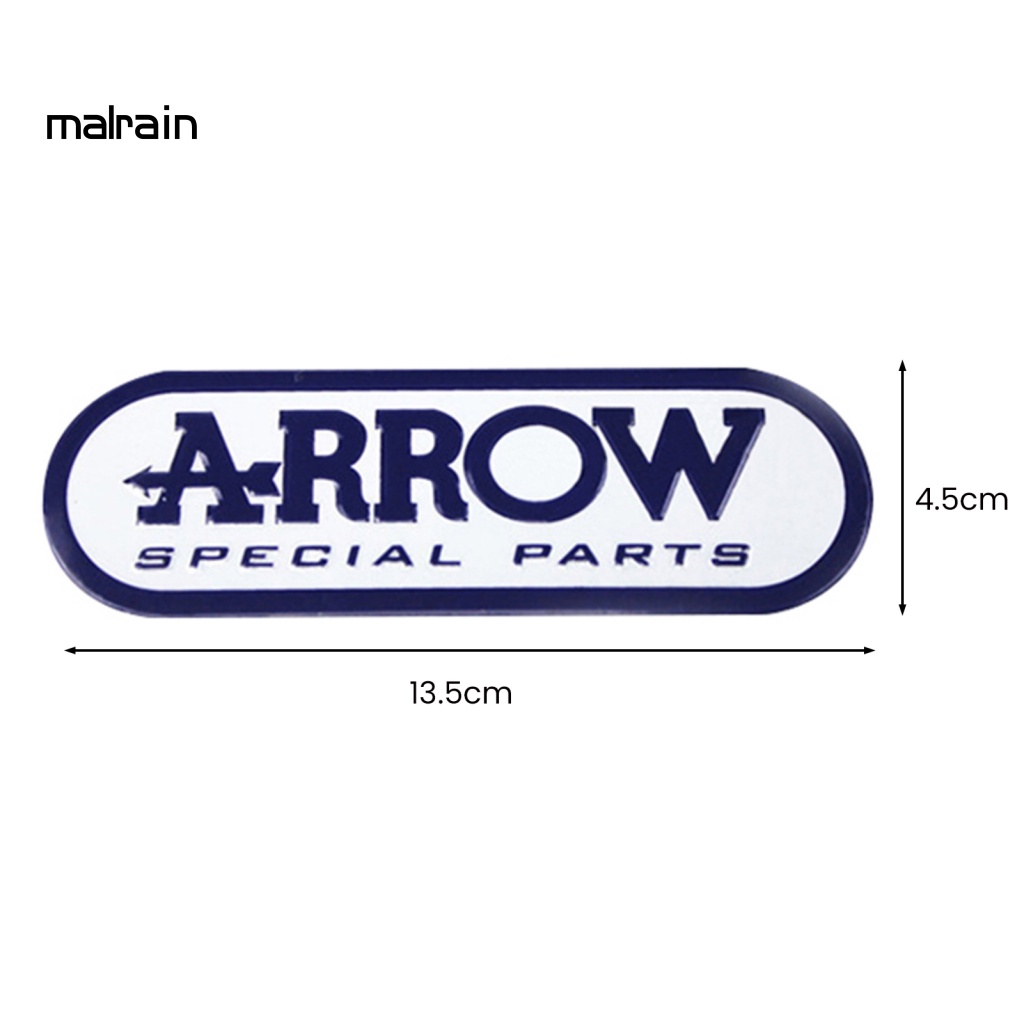 Miếng Dán Trang Trí Ống Pô Xe Máy Bằng Hợp Kim Nhôm 3D Cách Nhiệt