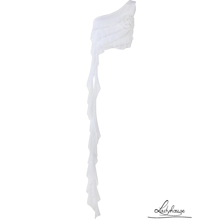 Áo Croptop Trễ Vai Không Tay Nhún Bèo Màu Sắc Đơn Giản Thời Trang Xuân Hè Cho Nữ